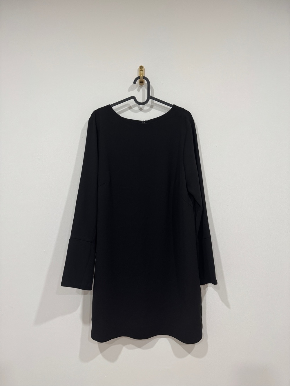 H&M Black Long Sleeve Shift Dress